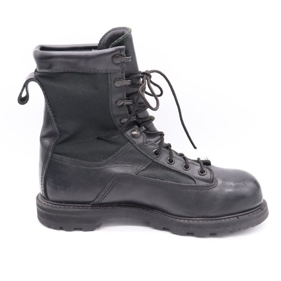 MATTERHORN Men 7.5R Leather Combat Boot GORETEX Vibram Steel Toe Black - Picture 9 of 16